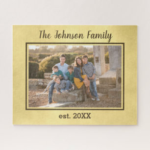 Reizvolles Familienfoto-Puzzle Puzzle