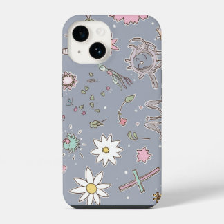 Reizvolles iPhone-Case mit Blumenmuster iPhone 14 Hülle