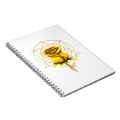 "Rejected Rose Golden Edition Personalized Journal Notizblock (Rechte Seite)
