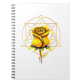 "Rejected Rose Golden Edition Personalized Journal Notizblock