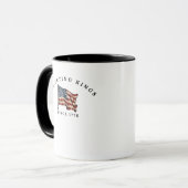 Rejecting Kings Since 1776 America Style Tasse (Vorderseite Links)