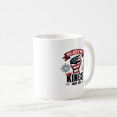 Rejecting Kings Since 1776 Patriotic Aesthetic Kaffeetasse (VorderseiteRechts)