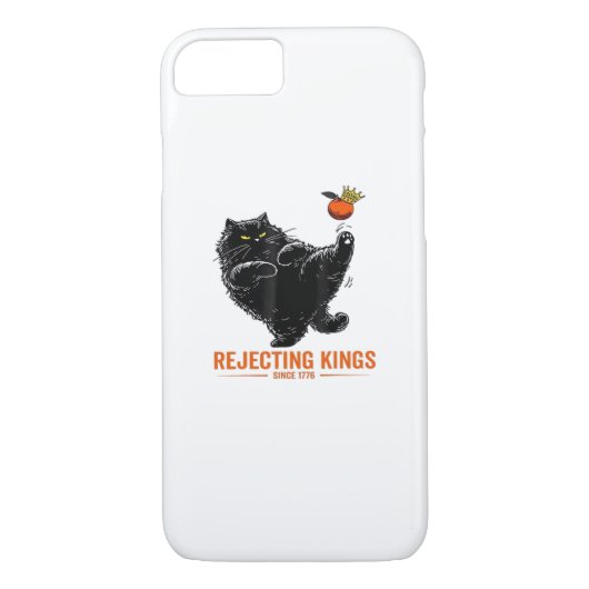 Rejecting Kings Since 1776 Patriotic Flag Design Case-Mate iPhone Hülle (Rückseite)
