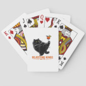 Rejecting Kings Since 1776 Patriotic Flag Design Spielkarten (Rückseite)