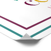 Rejoice Always Pray Without Ceasing Bold Poster (Ecke)