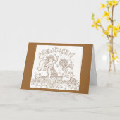 Rejoice Birthday Greeting Karte (Gelbe Blume)