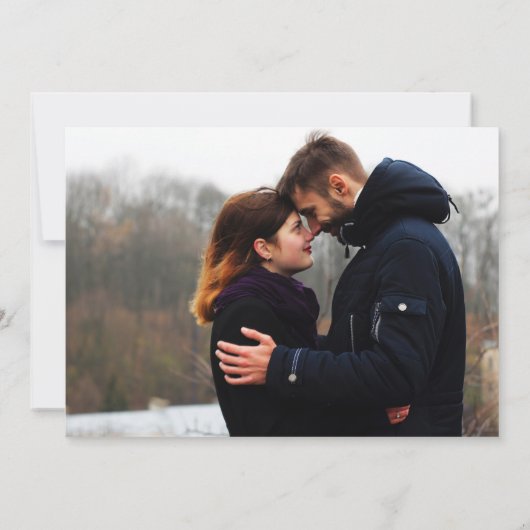 REJOICE EIN SAVIOR IST GEBOREN - Weihnachts-Fotoka (Rückseite)