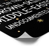 Rejoice In The Birth Of A Brown Skinned Christian  Poster (Ecke)