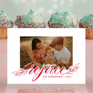 Rejoyce Script-Schriftart-Typografie-Feiertags-Fot Feiertagskarte