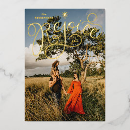 Rejoyhand Letting Folien Feiertagskarte