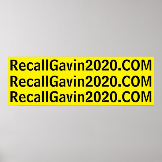 rekallgavin2020 36x12 poster (Vorne)