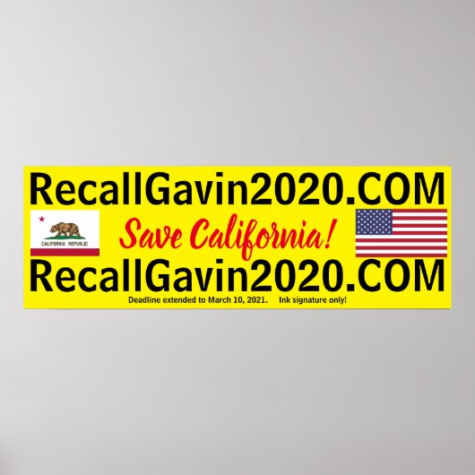 rekallgavin2020 36x12 poster (Vorne)