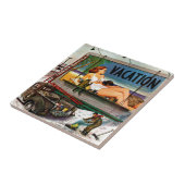 Reklametafeln im Winter von Stevan Dohanos Fliese (Seite)