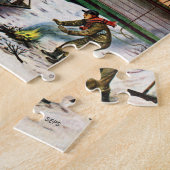 Reklametafeln im Winter von Stevan Dohanos Puzzle (Seite)