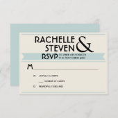 Reklboard Wedding RSVP (Vorne/Hinten)