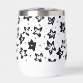 Rekonstruiertes Blumenmuster - Achromatische Goth (Vorderseite)