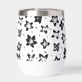 Rekonstruiertes Blumenmuster - Achromatische Goth (Rückseite)