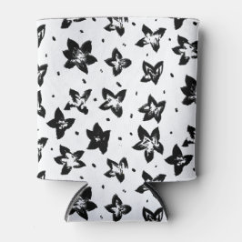 Rekonstruiertes Blumenmuster - Achromatische Goth Dosenkühler