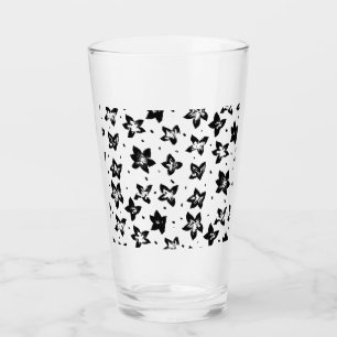 Rekonstruiertes Blumenmuster - Achromatische Goth Glas