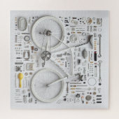 Rekonstruiertes Fahrrad Puzzle (Horizontal)