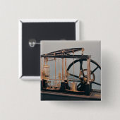 Rekonstruktion des Dampf-Motors James-Watts Button (Vorne & Hinten)