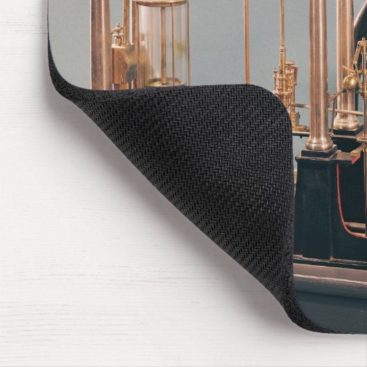 Rekonstruktion des Dampf-Motors James-Watts Mousepad (Ecke)