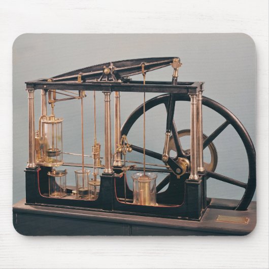 Rekonstruktion des Dampf-Motors James-Watts Mousepad (Vorne)