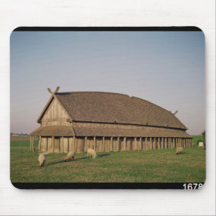 Rekonstruktion eines Viking-Hauses des 11. Mousepad