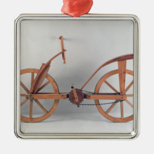 Rekonstruktion von da Vincis Entwurf Silbernes Ornament