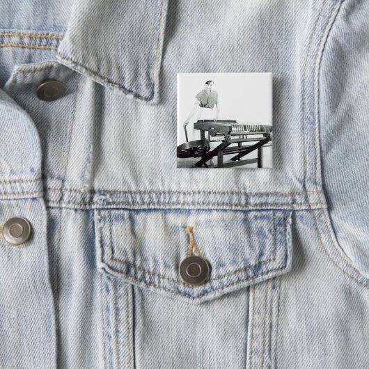 Rekonstruktion von Hargreavess 'spinnendem Jenny Button (Beispiel)