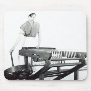 Rekonstruktion von Hargreavess 'spinnendem Jenny Mousepad