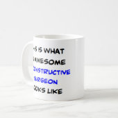 rekonstruktiver Chirurg, awesom Kaffeetasse (Vorderseite Links)