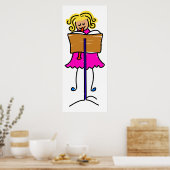 Rekorder Kid Poster (Küche)