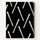 Rekorder Music Teacher Notizblock (Rückseite)