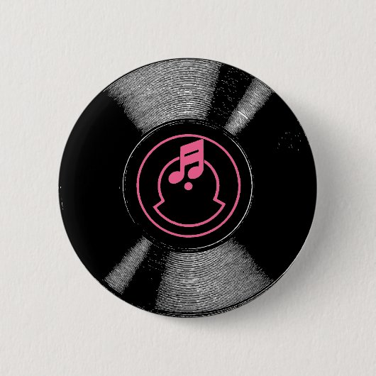 Rekordknopf Button (Vorderseite)