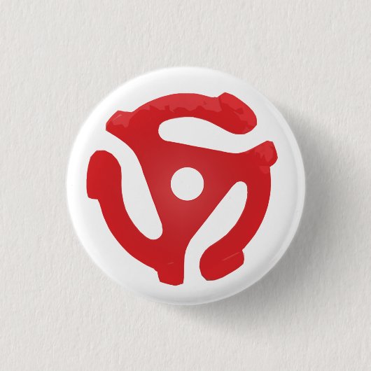 Rekordmittelknopf 45 button (Vorderseite)