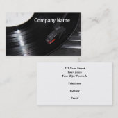 Rekordspieler Visitenkarte (Vorne/Hinten)