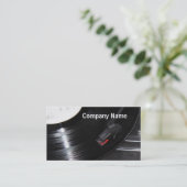 Rekordspieler Visitenkarte (Stehend Vorderseite)