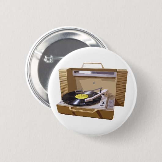 Rekordspielerknopf Button (Vorne & Hinten)