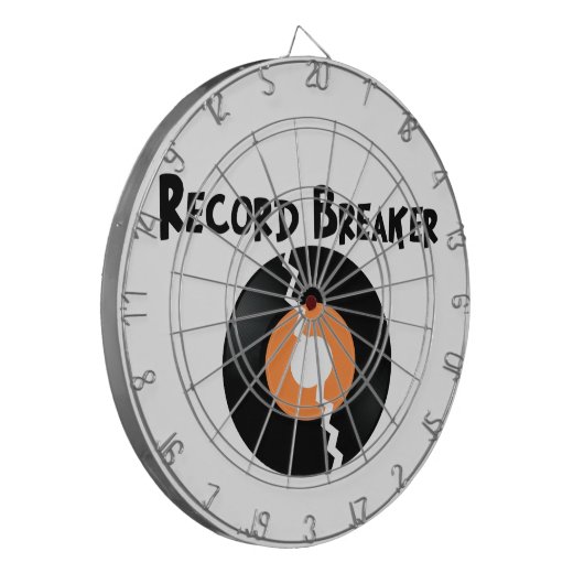 Rekordunterbrecher Dartscheibe (Vorderseite Links)