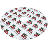 **REKREATIONSFAHRZEUGE** POLYESTER WEIHNACHTSBAUMDECKE (Schrägansicht)