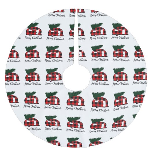 **REKREATIONSFAHRZEUGE** POLYESTER WEIHNACHTSBAUMDECKE (Vorderseite)