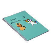 Rekruten Staffing Unicorn Horse Funny Notizblock (Rechte Seite)