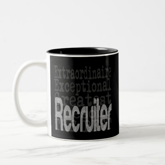 Rekrutierender Zweifarbige Tasse (Links)