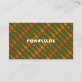 Rekrutierer der militärischen Streitkräfte - Camou Visitenkarte