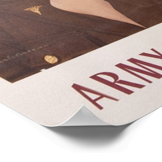 Rekrutierung der Krankenpfleger Poster (Ecke)