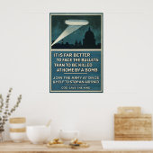 Rekrutierungspaket der britischen Armee des Ersten Poster (Küche)