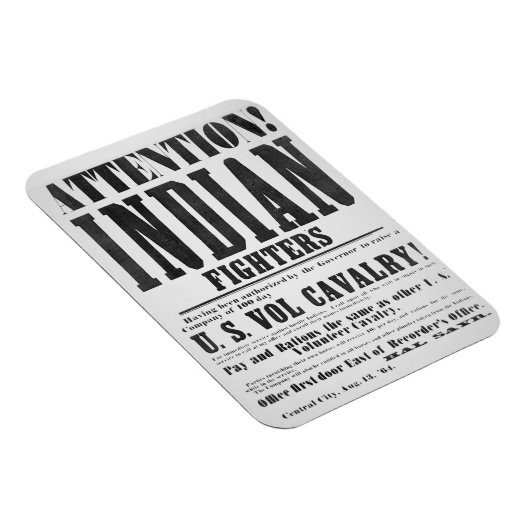 Rekrutierungspposter für die US-Volunteer Kavaller Magnet (Rechte Seite)