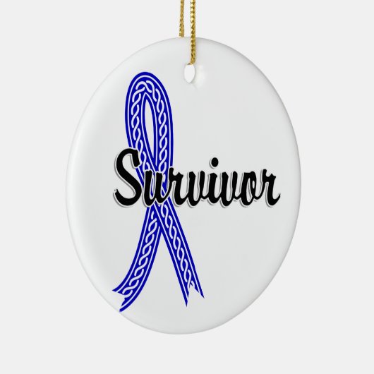 Rektaler Krebs des Überlebend-17 Keramik Ornament (Rechts)