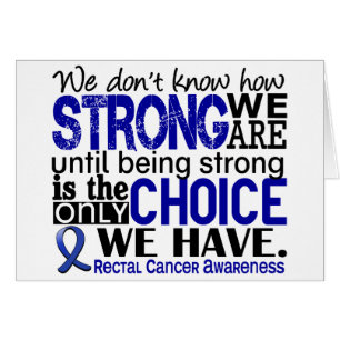 Rektaler Krebs, wie stark wir sind